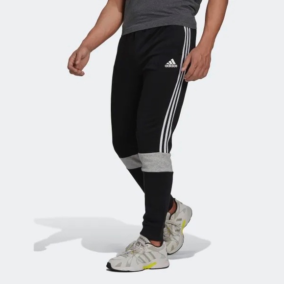 Adidas 2XL Men’s Fleece Colorblock Pants - Picture 2 of 10